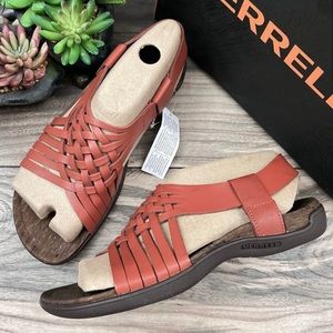 NIB Merrell District Mahana Backstrap Woven Leather Sandal